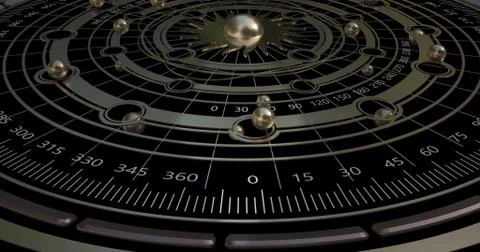 Solarius motion system 库存插图