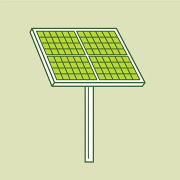 Solarpanel Stock Illustration