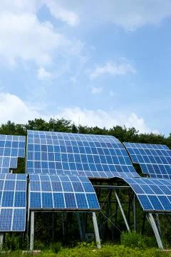 Solar panels Stock Photos