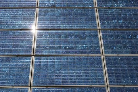 Solarzellen Stock Photos