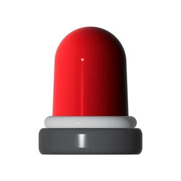 Solated red objects like a fire hydrant Stock Illustration