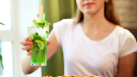 Сold drink close-up Stock Footage 101750276