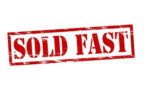 Sold fast Stock Illustration