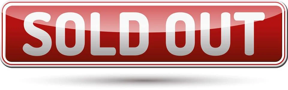 Sold Out Button Stock Illustration
