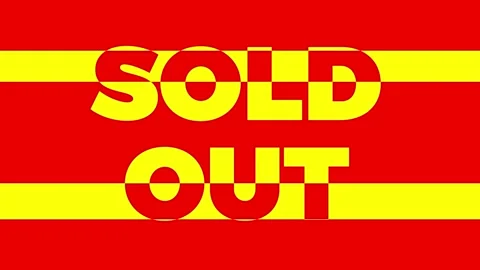 Sold out, graphic element. Flash banner design 4k animation. Stock Footage 252793745