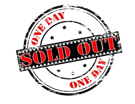 Sold out Stock Illustration