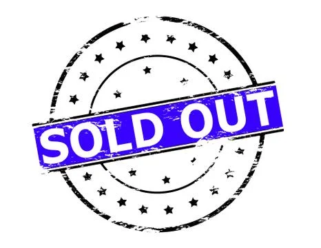 Sold out Stock Illustration