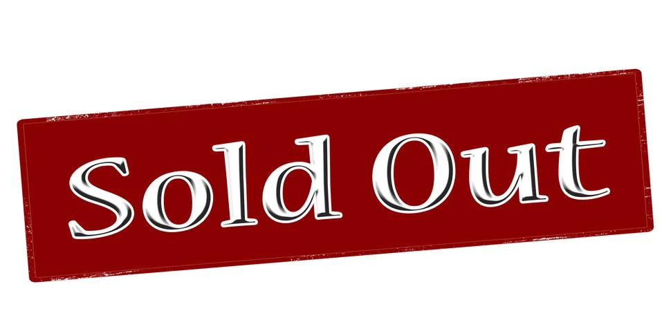 Sold out Stock Illustration
