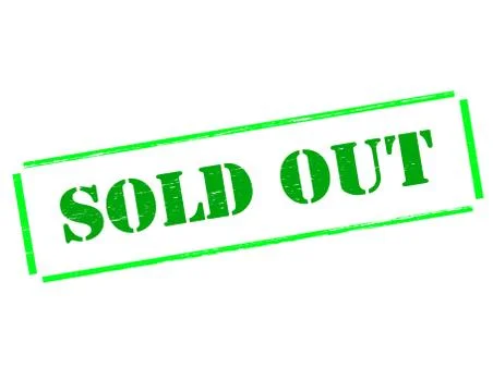 Sold out Stock Illustration