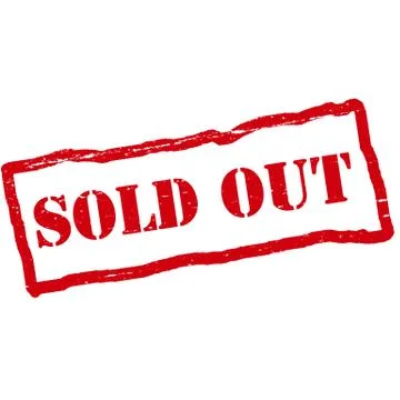 Sold out Illustrazione stock