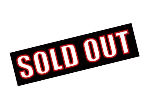 Sold out Stock Illustration