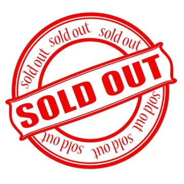 Sold out Stock Illustration
