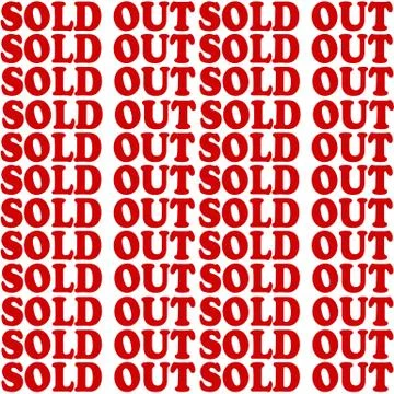 Sold out Stock Illustration