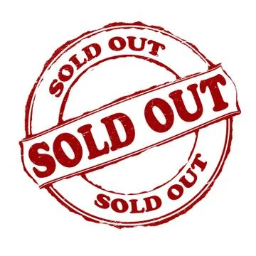 Sold out Stock Illustration
