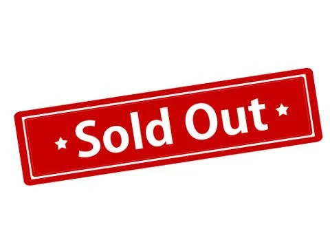Sold out Stock Illustration