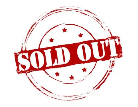 Sold out Stock Illustration