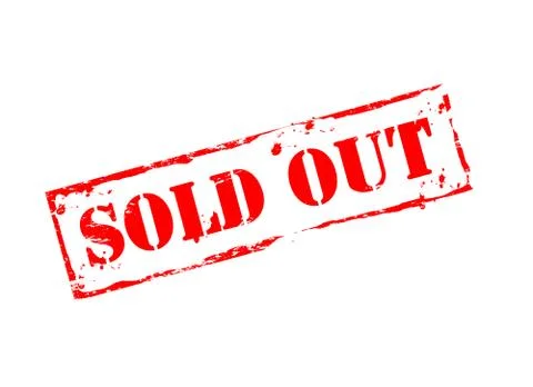 Sold out Stock Illustration