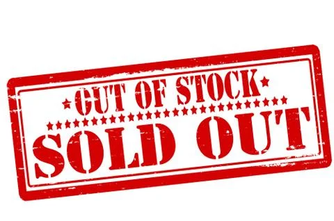 Sold out Stock Illustration