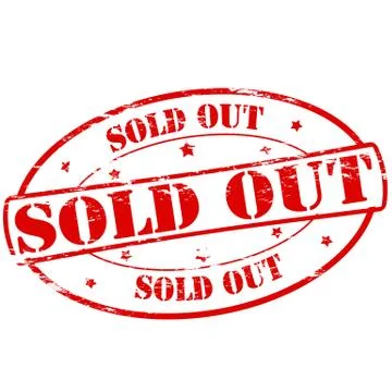 Sold out Stock Illustration