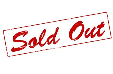 Sold out Stock Illustration