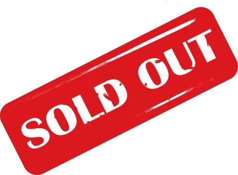 Sold out Stock Illustration