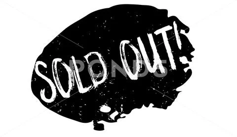 Sold Out Ink Stamp Stock Illustration - Download Image Now - Sold