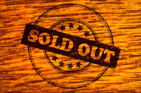 Sold out stamp Stock Illustration