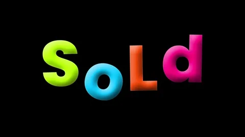 Sold out text Stock Footage 259362822