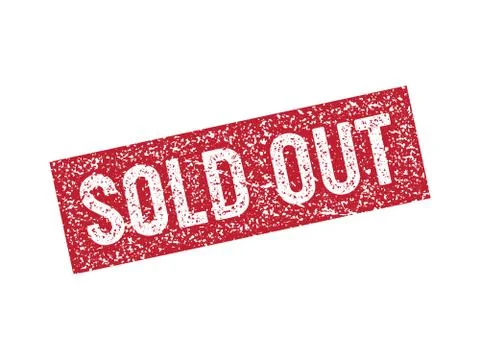Sold Out vector stamp Stock Illustration