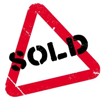 Sold rubber stamp Stock Illustration