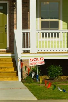 Sold sign Stock Photos