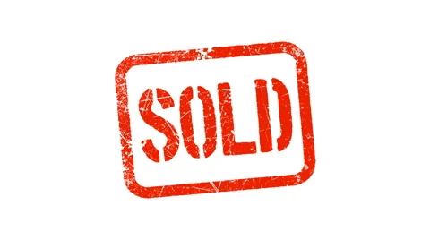 SOLD stamp Stock Footage 1044399