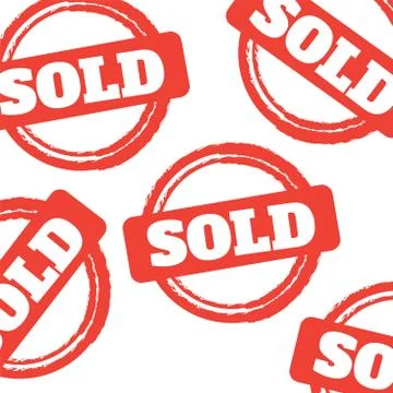 Sold stamp pattern. Sold out stamps grunge. Sold out badge Stock Illustration