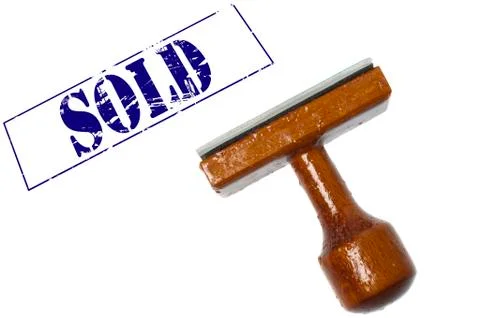 Sold stamp Stock Photos