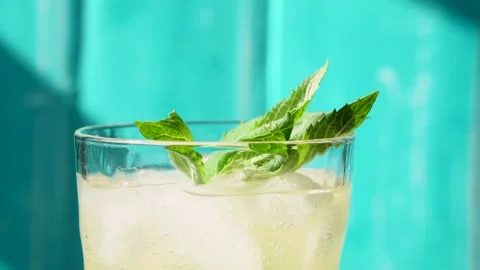 Сold summer cocktail. Stock Footage 156050810
