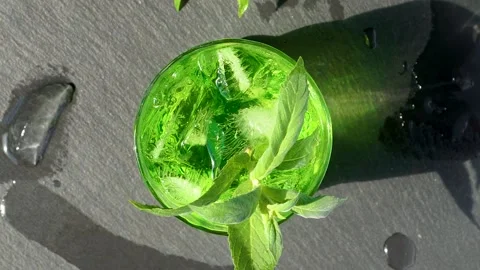 Сold summer cocktail. Stock Footage 156051185