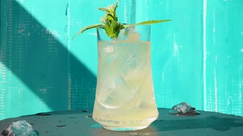 Сold summer cocktail. Stock Footage 156051226