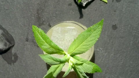 Сold summer cocktail. Stock Footage 156051319