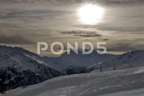 Sölden Sun Stock Photos