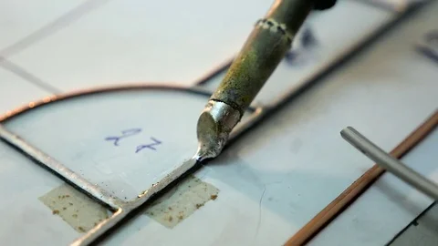 Solder junction Stock Footage 71529645