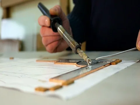 Solder junction Stock Footage 71529849