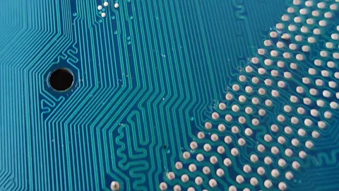 Soldered Circuit Diagram Paths of an Electronic Circuit Stock Footage 312707653