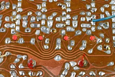 Soldering closeup Stock Photos