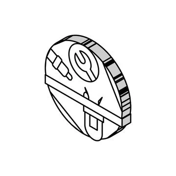 Soldering components electronics isometric icon vector illustration 스톡 일러스트
