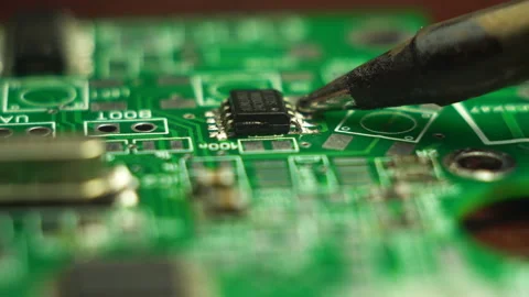 Soldering Elecronics Stock Footage 221650620