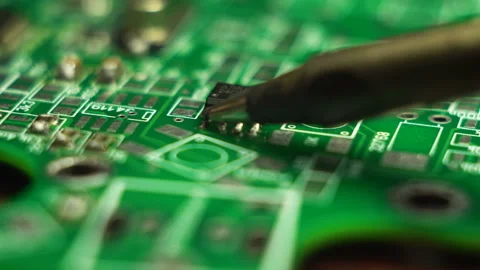Soldering Elecronics Stock Footage 221650645