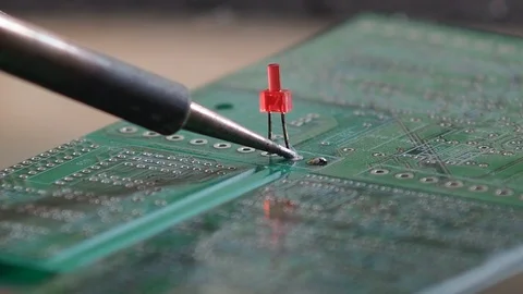 Soldering electronic Stock-Footage 119074638