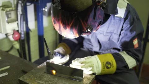 Soldering Flares Vídeo Stock 151556555