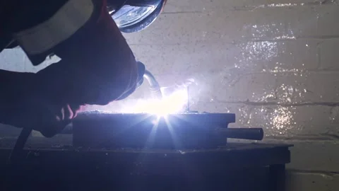 Soldering Flares Stock Footage 151605206
