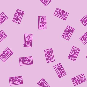 Soldering iron circuit line vector seamless pattern Stock Illustration